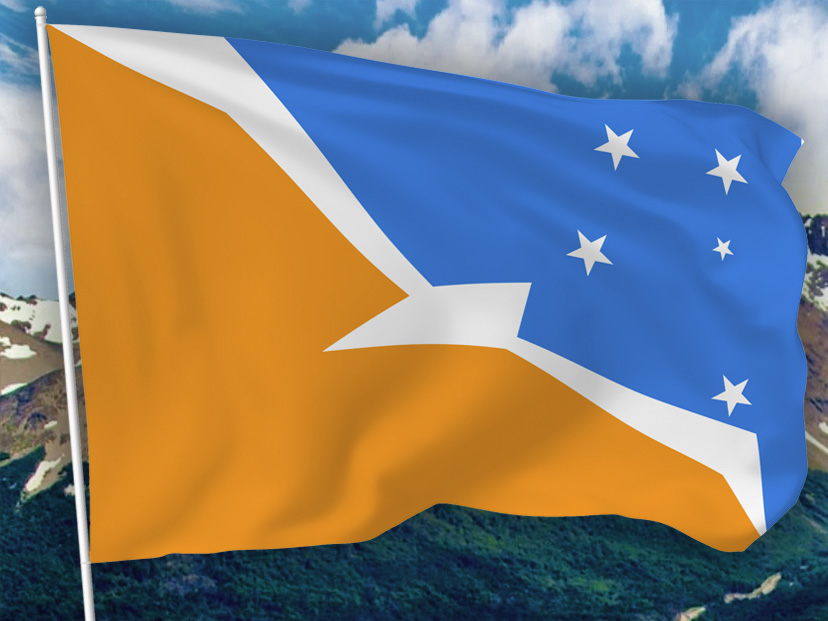 bandera de Tierra del Fuego infografía historia origen significado ST