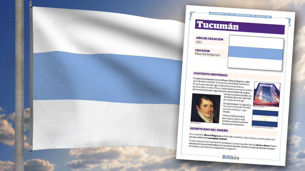 bandera de Tucumán infografía historia origen significado