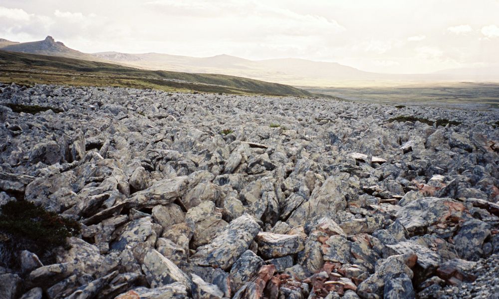 Ríos de piedras de Alturas Rivadavia.