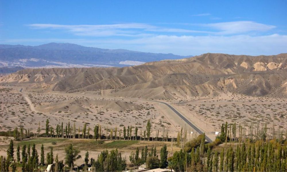 Paisajes de Angualasto.