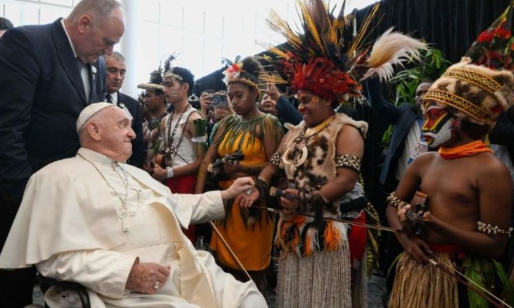 Jorge Mario Bergoglio en Oceanía.