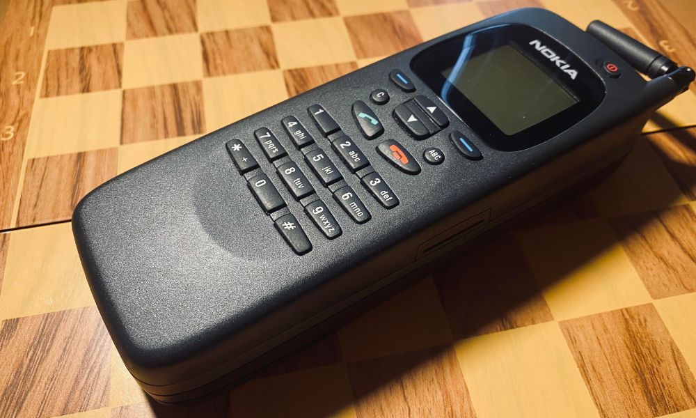 Aspecto del celular Nokia 9000 Communicator.