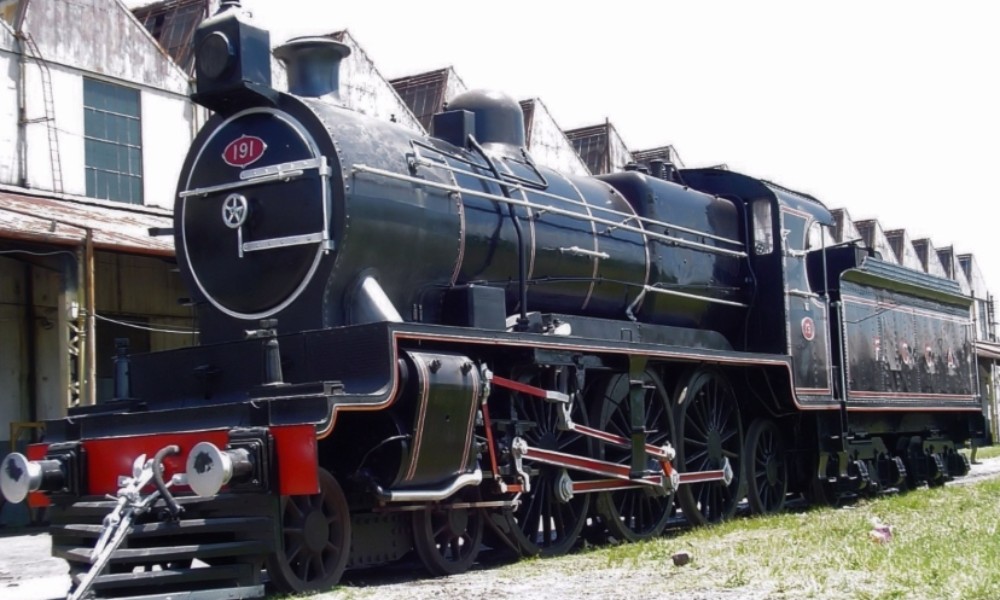cómo funcionaban los trenes a vapor la Emperatriz