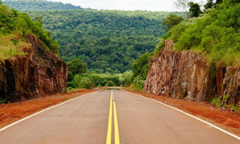 Paisajes de la Ruta Provincial 27 de Misiones.