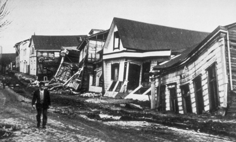 Efectos de terremotos antiguos.