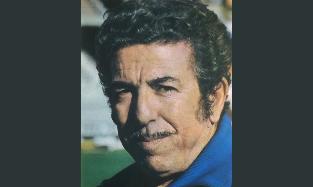 Ángel Labruna cuando era director técnico.