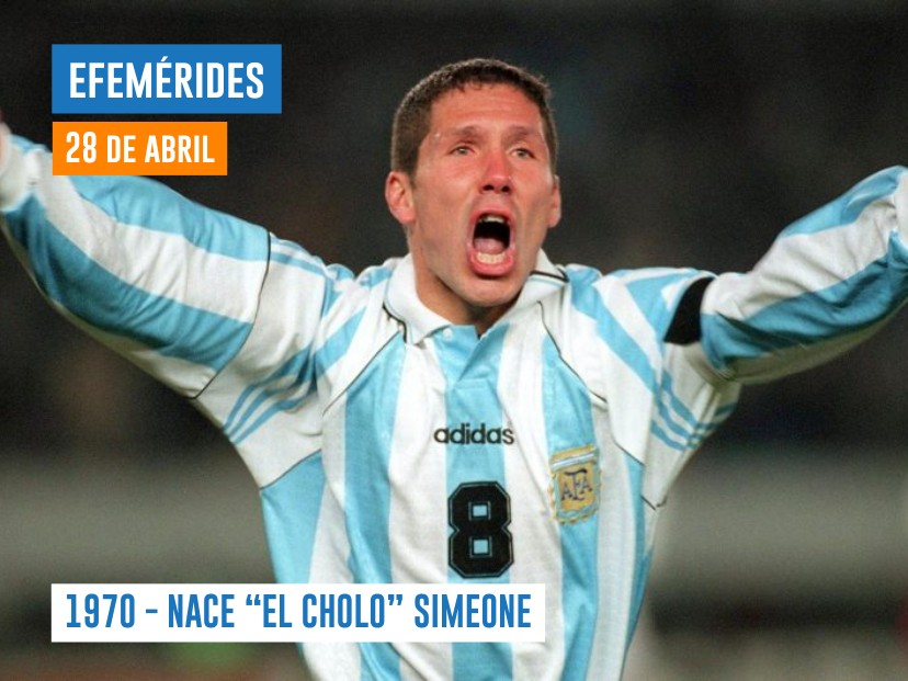 Efemérides 27 de abril Cholo Simeone