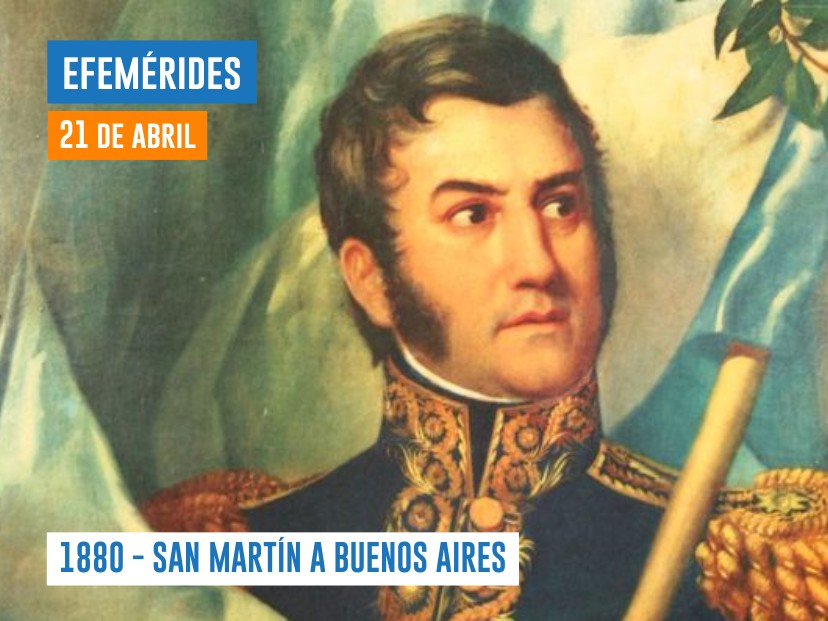 Efemérides del 21 de abril San Martín