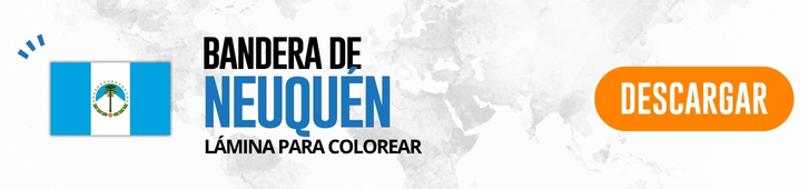 Bandera de Neuquén para colorear e imprimir Botón