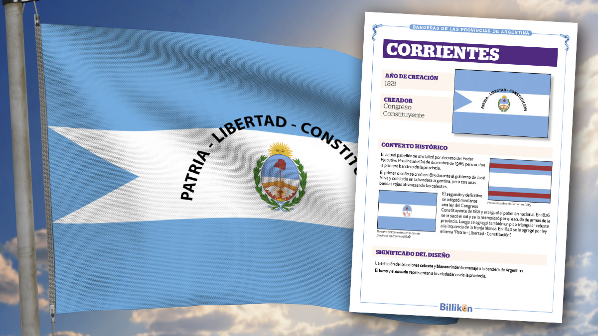 Bandera de Corrientes: historia, origen y significado - Infografía