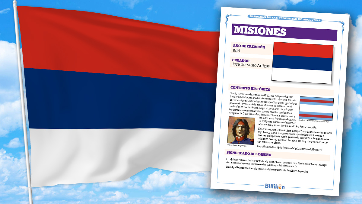 Bandera de Misiones: historia, origen y significado - Infografía
