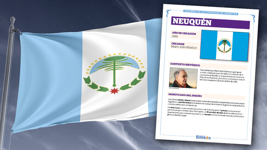Bandera de Neuquén: historia, origen y significado - Infografía