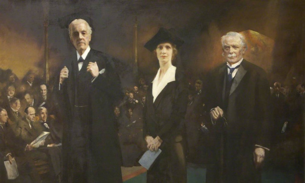 Nancy Astor primera mujer en el Parlamento británico