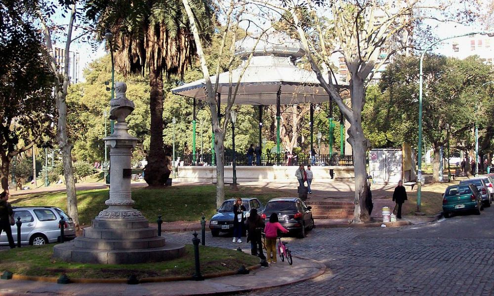 Aspecto actual de la Glorieta de Belgrano.