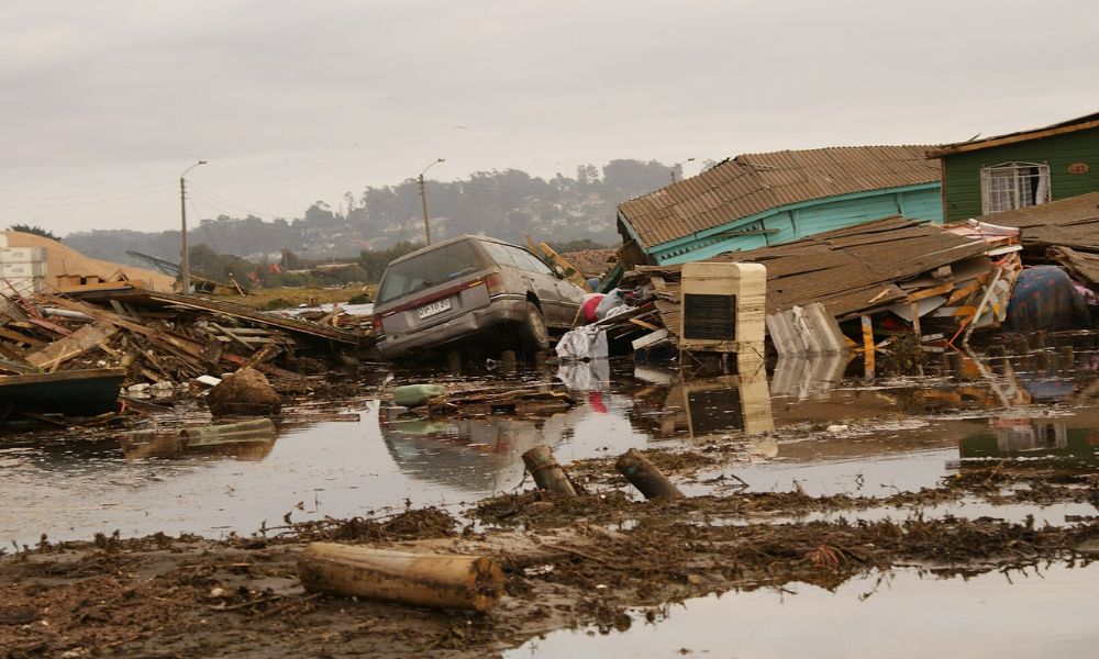 Uno de los desastres que causó uno de los terremotos más grandes de Chile.