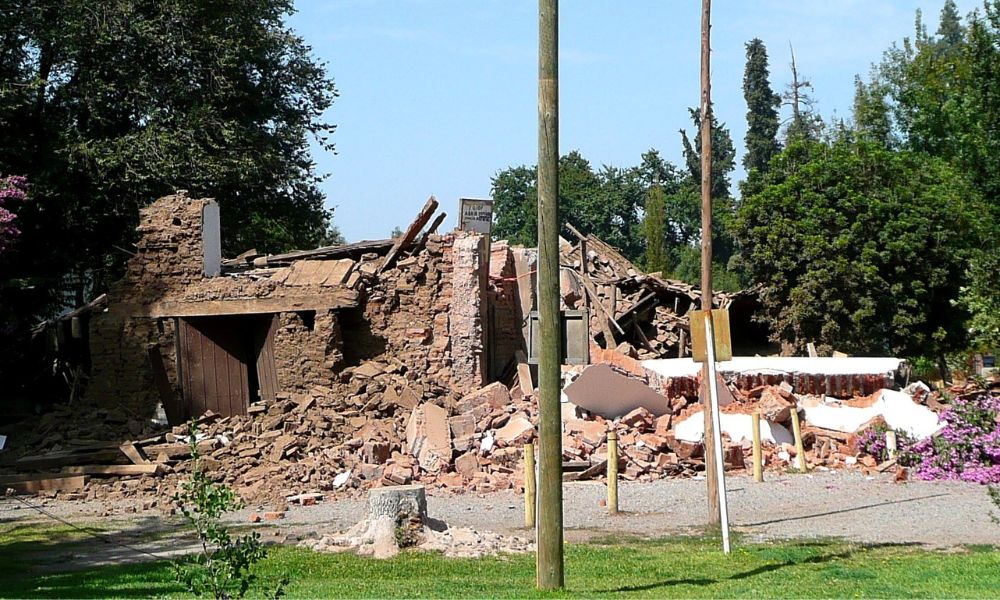 Desastre que causó uno de los terremotos más intensos de Chile.