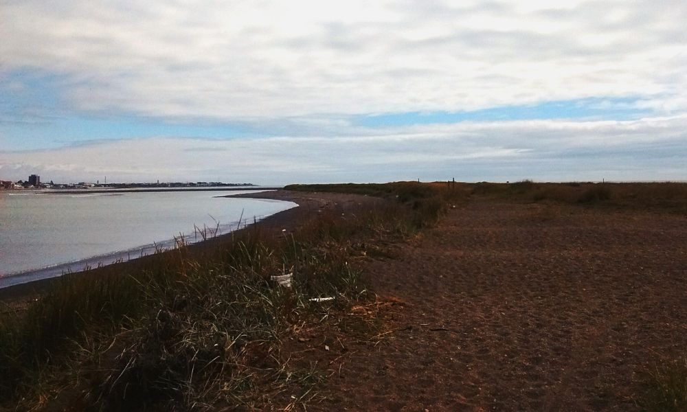 Aspecto del río Grande de Tierra del Fuego.