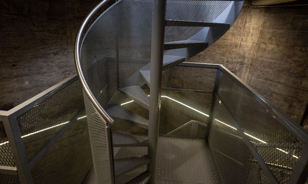 Escalera interna del Obelisco.
