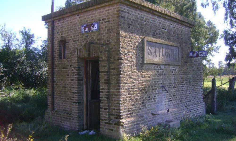 Vieja estación de Saturno.