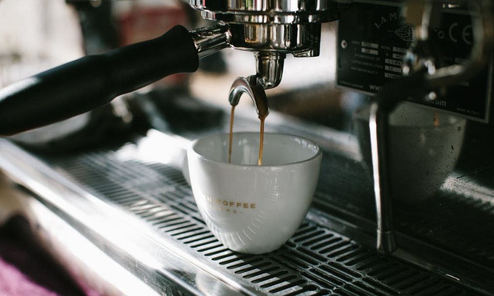 Producción de café.