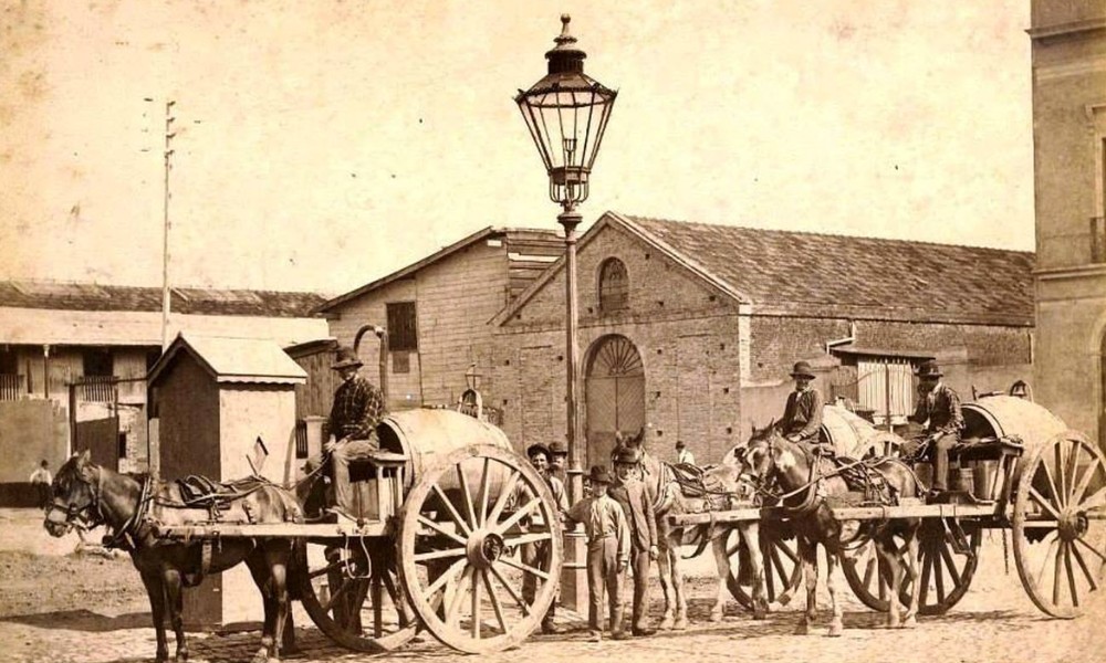 agua potable en la época colonial Río de la Plata