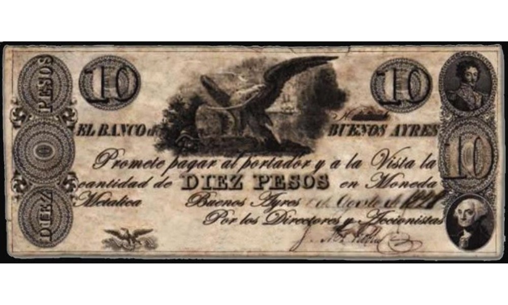 primeros billetes de Argentina