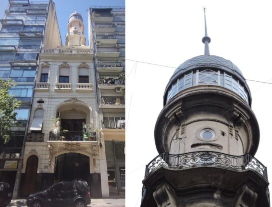 Palacio Dassen: el curioso edificio de Buenos Aires que tiene un observatorio y quedó atrapado entre construcciones modernas
