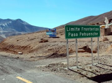 Paso Pehuenche entre Argentina y Chile