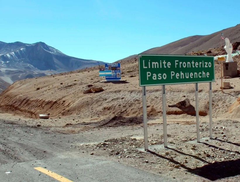 Paso Pehuenche entre Argentina y Chile