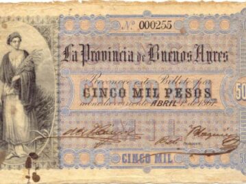 primeros billetes argentinos