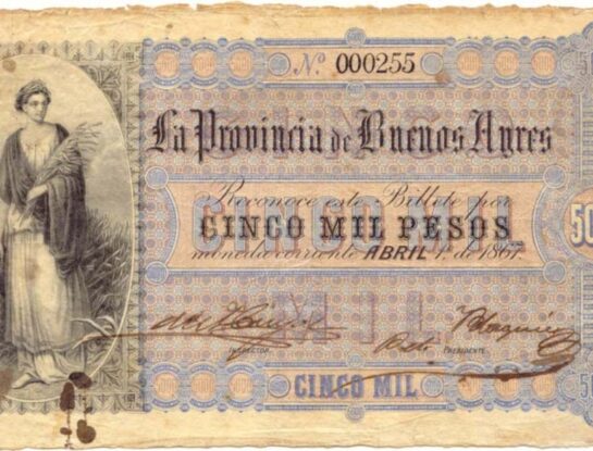 ¿Sabías que los primeros billetes argentinos estaban en inglés?