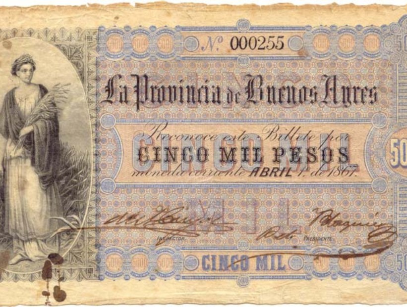 primeros billetes argentinos