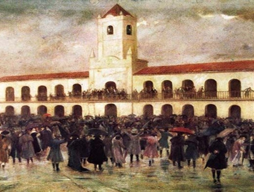 llovió el 25 de mayo de 1810