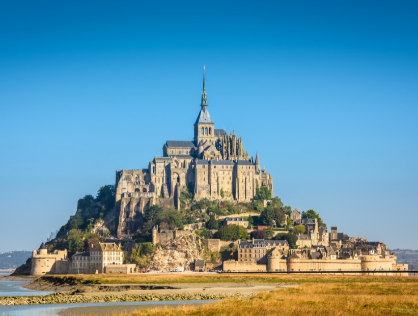 Abadía del Monte Saint Michel en Francia