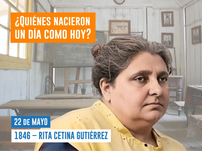 efemérides 22 de mayo Rita Cetina Gutiérrez