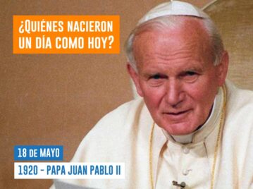 efemérides del 18 de mayo Juan Pablo II