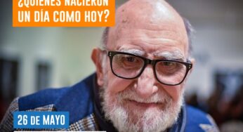 Efemérides del 26 de mayo: ¿quiénes nacieron un día como hoy?