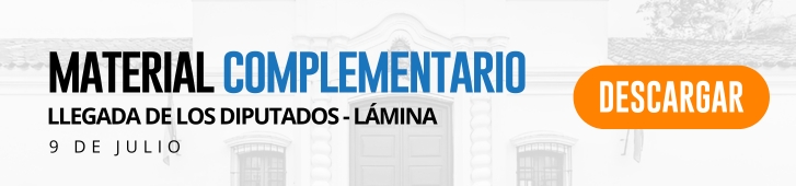 9 de julio: actividades y material complementario de primaria LAMINA