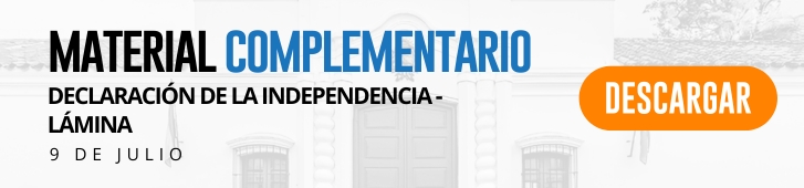 9 de julio: actividades y material complementario de primaria LAMINA