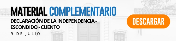 9 de julio: actividades y material complementario de primaria CUENTO