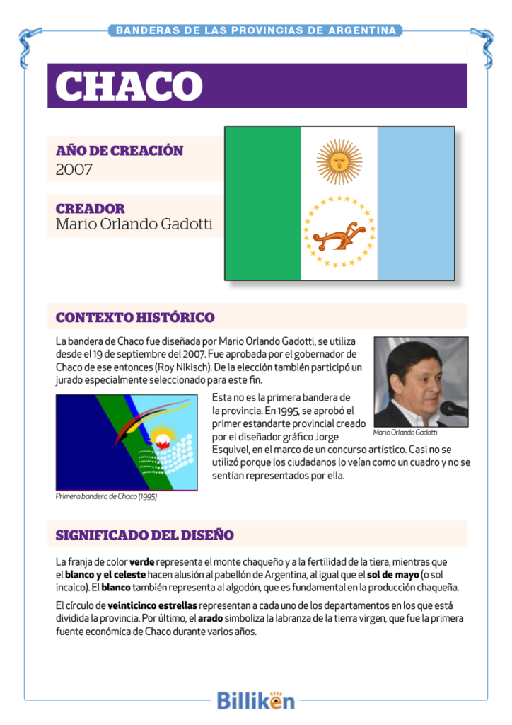 Bandera de Chaco: historia, origen y significado - Infografía