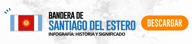 Bandera de Santiago del Estero: historia, origen y significado BOTON