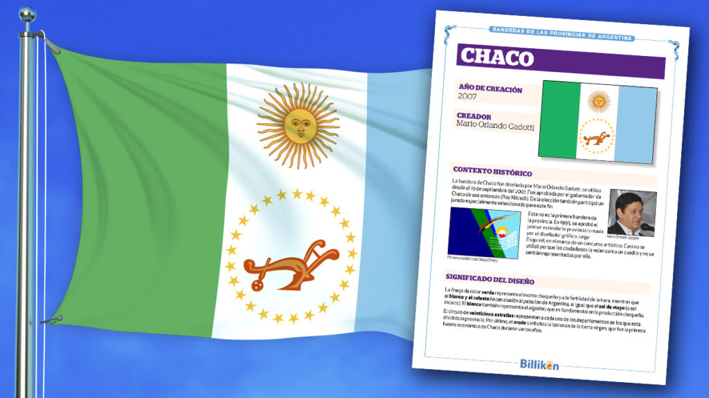 Bandera de Chaco: historia, origen y significado - Infografía