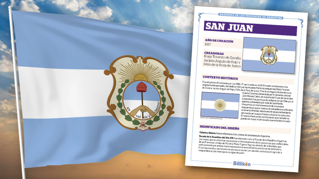 Bandera de San Juan: historia, origen y significado infografía
