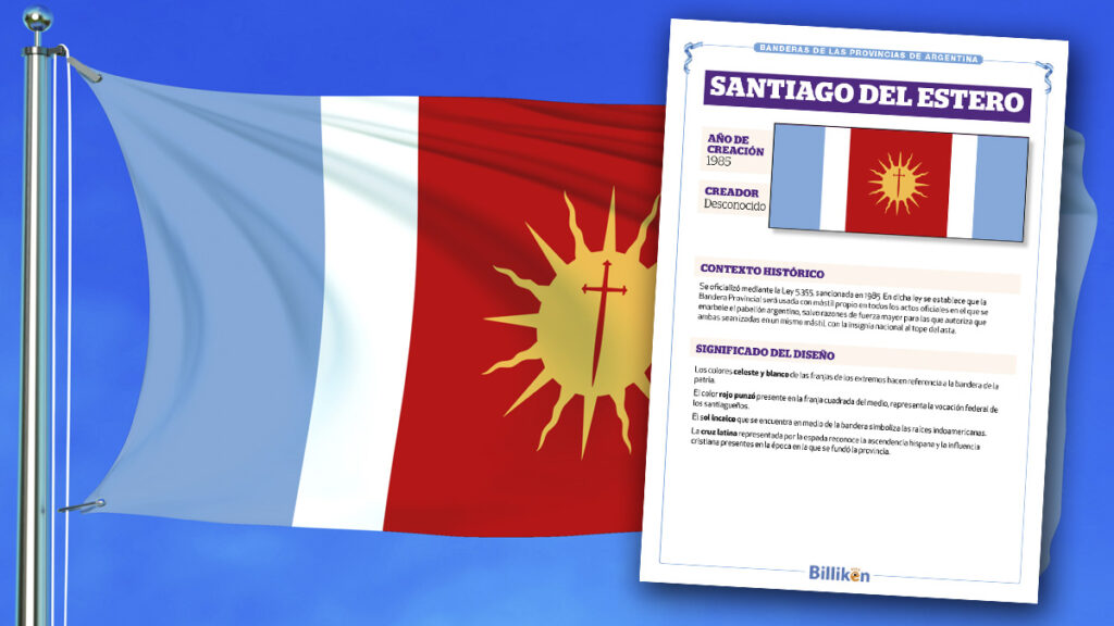 Bandera de Santiago del Estero: historia, origen y significado INFOGRAFIA