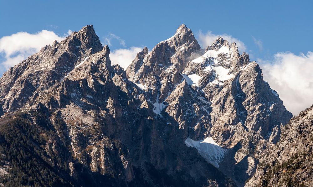 Aspecto de la montaña Grand Teton.