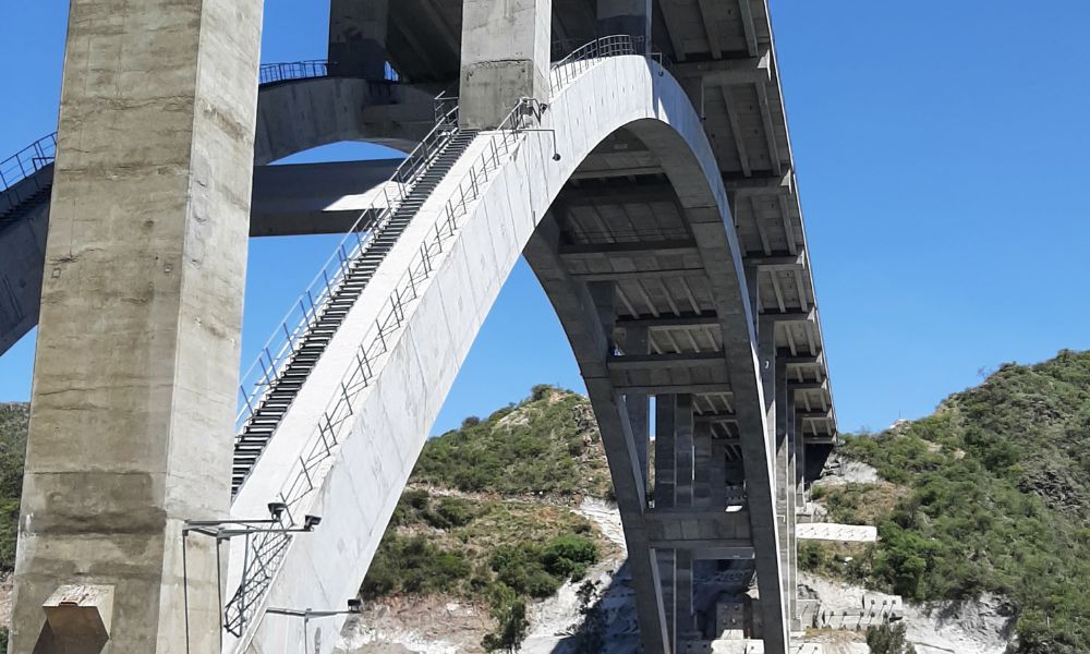Estructura del puente de Córdoba.