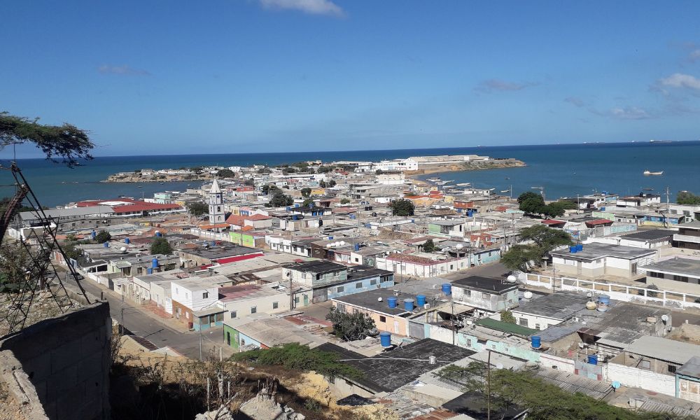 Golfo más grande de Sudamérica visto desde la ciudad de Punto Fijo.