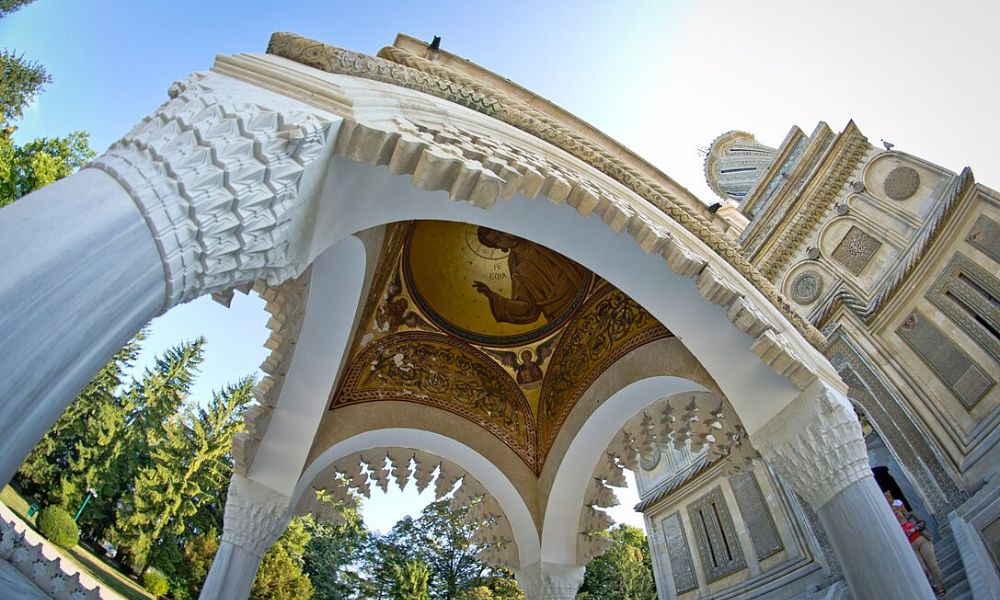 Aspecto de la Catedral de Curtea de Arges.