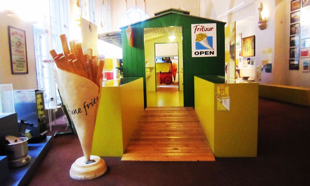 Interior del museo de las papas fritas.